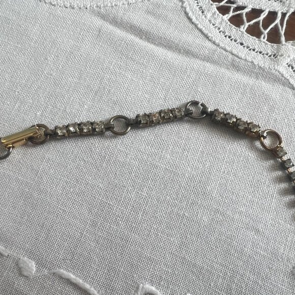 Vintage Necklace & Earrings Set Aurora Borealis Jay Kel Sterling Silver Wedding - Picture 11 of 14